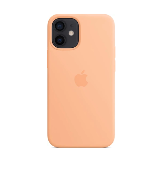 iPhone 12 Mini Apple Silikon Case mit MagSafe MJYW3ZM/A - Cantaloupe