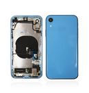 Back Cover / Backhousing with small parts pre-assembled Compatible for iPhone XR (blue)