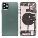 Cover posteriore / conchiglia posteriore con parti piccole preassemblate compatibili per iPhone 11 Pro Max (VERDE MITTEight)