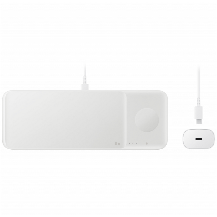 Samsung 9W Wireless Ladegerät Trio Weiss EP-P6300TWEGEU (Retail Pack)