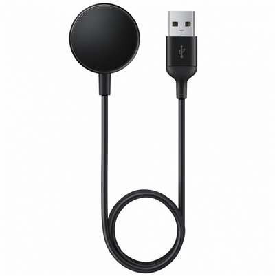 Samsung Galaxy Watch Active 2 / Watch Active Magnetic Qi Ladegerät Ladekabel Schwarz EP-OR825BBEGWW (Retail Pack)