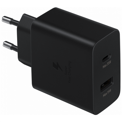 Samsung 35W Fast Duo Travel Ladegerät Schwarz EP-TA220NBEGEU (Retail Pack)