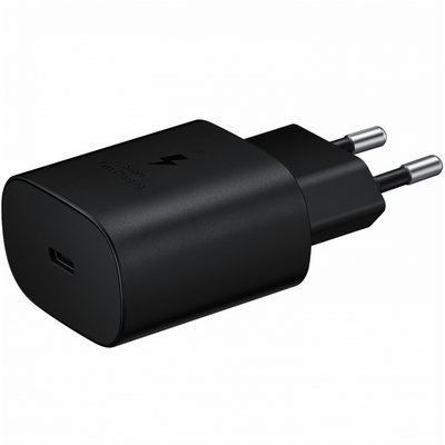 Samsung 25W Super Fast USB-C Ladegerät Schwarz EP-TA800NBEGEU (Retail Pack)