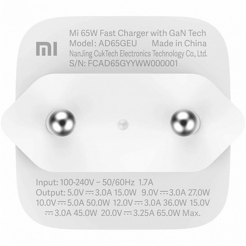Xiaomi Mi 65W GaN Ladegerät Type-C