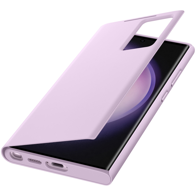 Samsung Smart View Wallet Case Hülle für Galaxy S23 Ultra Lila EF-ZS918CVEGWW (Retail Pack)