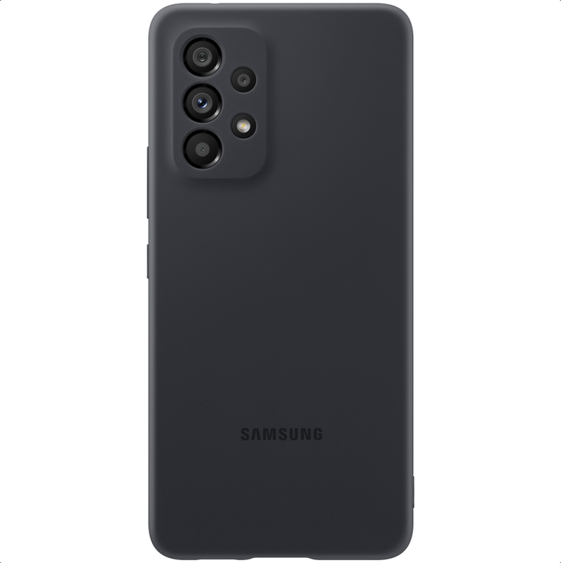 Samsung Silikon Cover Hülle für Galaxy A53 EF-PA536TBEGWW Schwarz (Retail Pack)