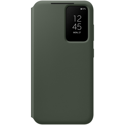 Samsung Smart View Wallet Case Hülle für Galaxy S23 Khaki EF-ZS911CGEGWW (Retail Pack)