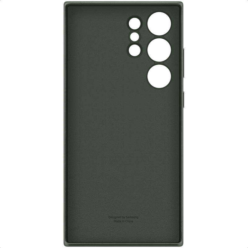 Samsung Leder Cover Hülle für Galaxy S23 Ultra Grün EF-VS918LGEGWW (Retail Pack)