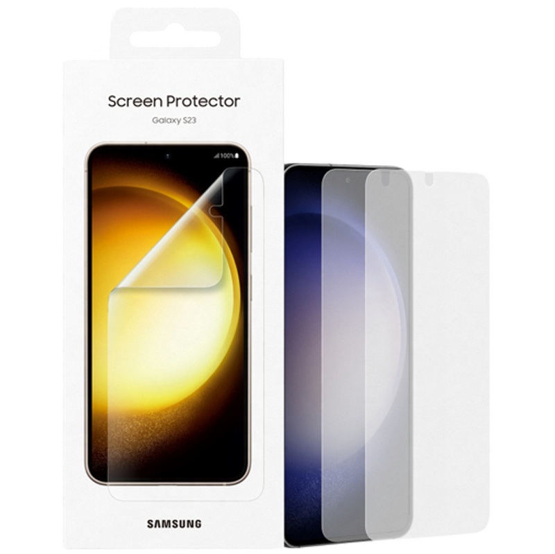 Samsung Screen Protector Displayschutzfolie Galaxy S23 2 St. EF-US911CTEGWW (Retail Pack)