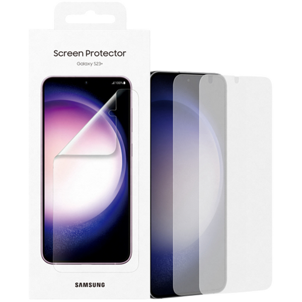 Samsung Screen Protector Displayschutzfolie Galaxy S23 Plus 2 St. EF-US916CTEGWW (Retail Pack)