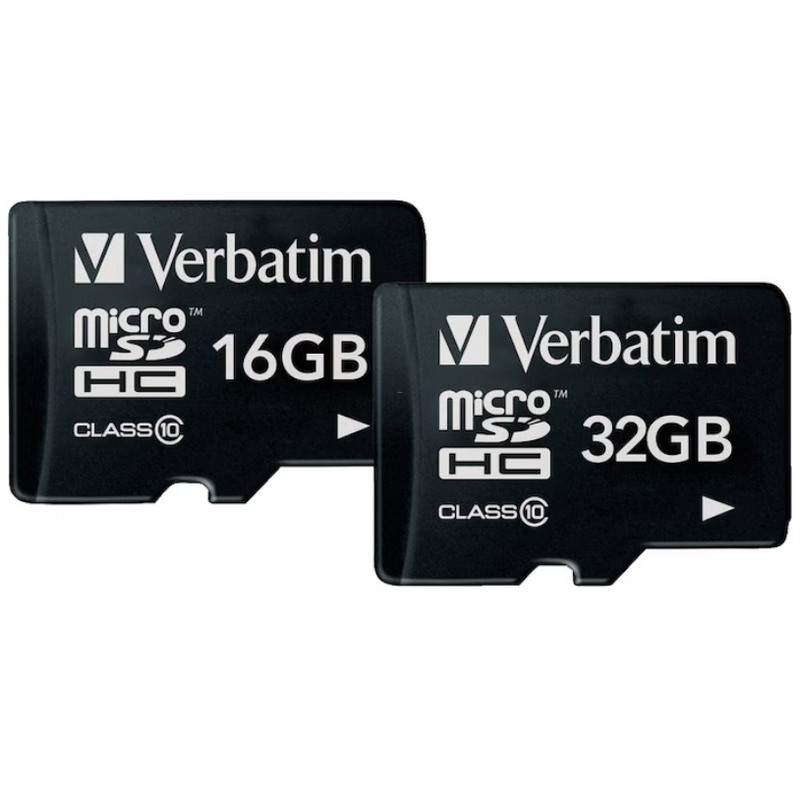 Verbatim MicroSDHC 32Gb Class 10 SDHC 44083 (Schwarz)