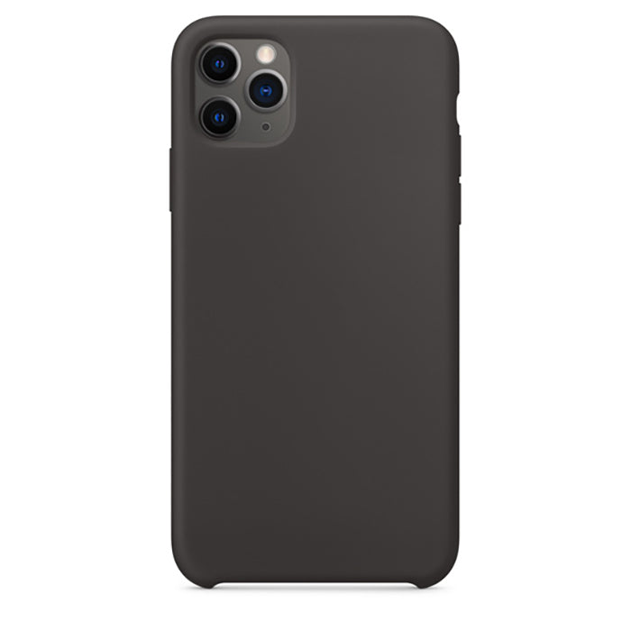Silikon Case Hülle für iPhone 11 Pro Max - Schwarz