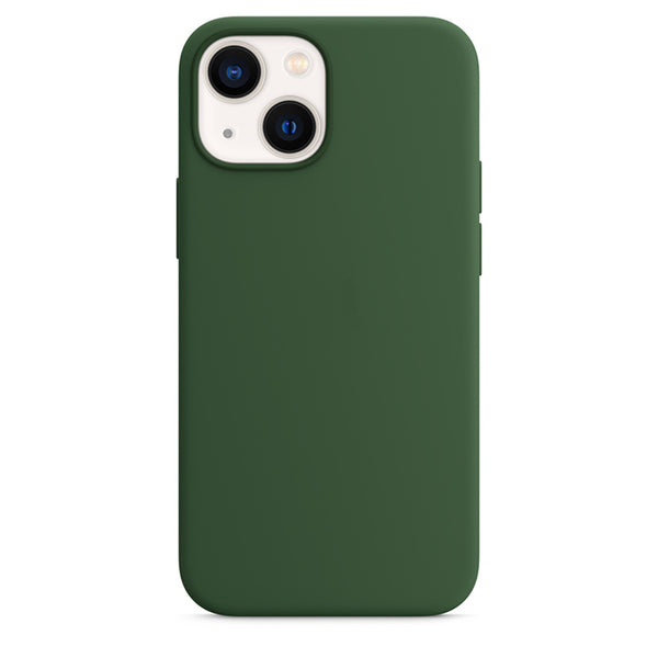 Silikon Case Hülle Mit MagSafe für iPhone 13 Mini - Grün