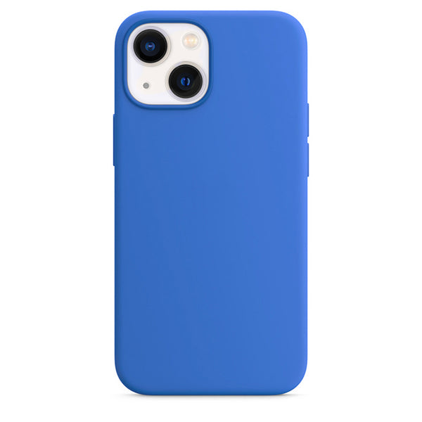 Silikon Case Hülle Mit MagSafe für iPhone 13 Mini - Blau