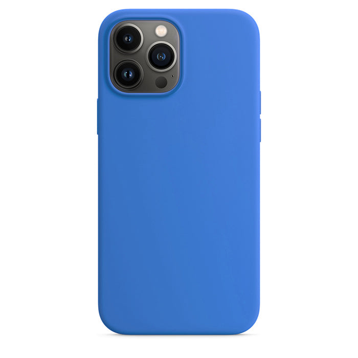 Silikon Case Hülle Mit MagSafe für iPhone 13 - Blau