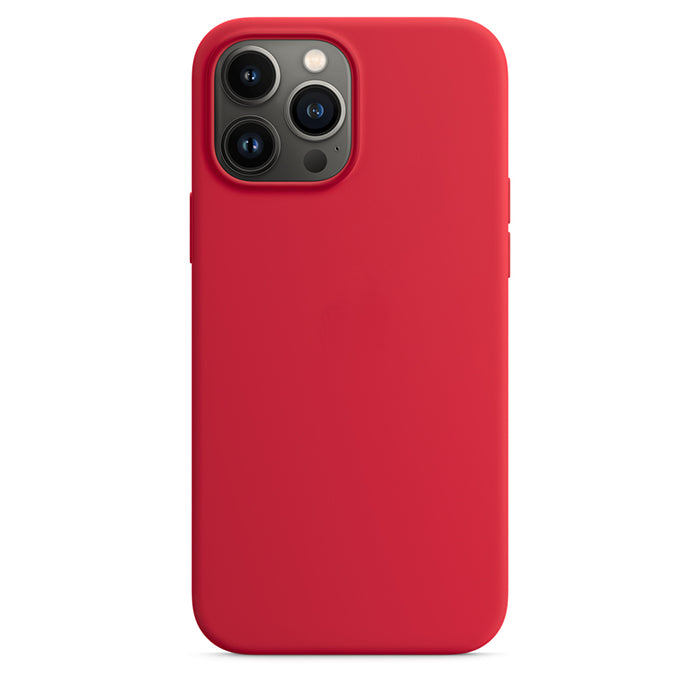 Silikon Case Hülle Mit MagSafe für iPhone 13 Pro Max - Rot