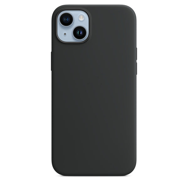 Silikon Case Hülle Mit MagSafe für iPhone 14 - Schwarz