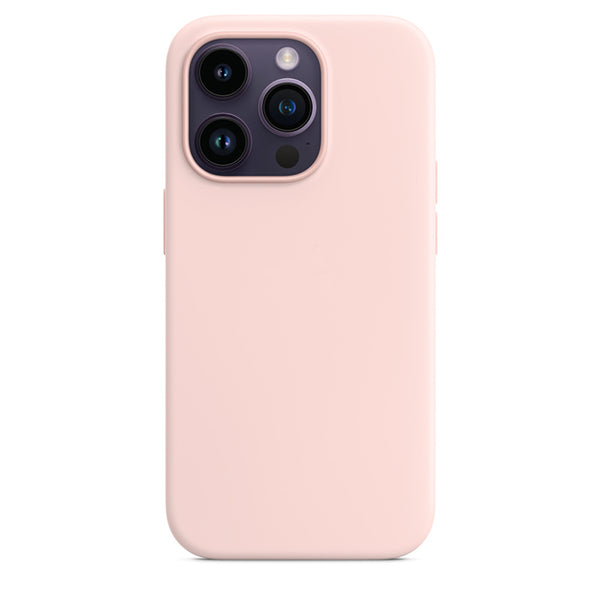 Silikon Case Hülle Mit MagSafe für iPhone 14 Pro - Rosa