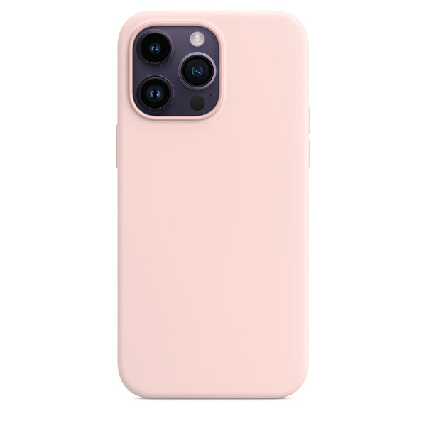 Silikon Case Hülle Mit MagSafe für iPhone 14 Pro Max - Rosa