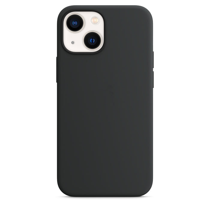 Silikon Case Hülle Mit MagSafe für iPhone 13 Mini - Schwarz