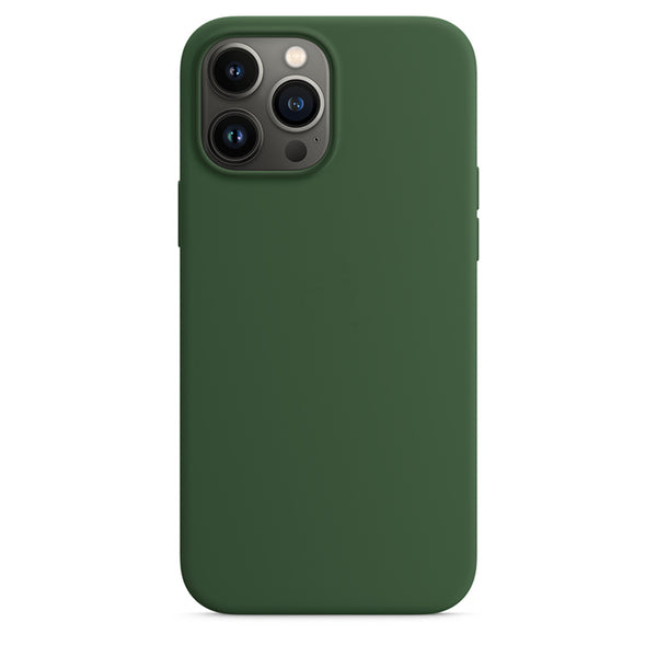 Silikon Case Hülle Mit MagSafe für iPhone 13 Pro Max - Grün