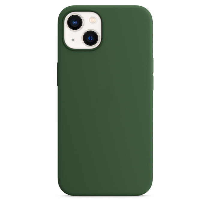Silikon Case Hülle Mit MagSafe für iPhone 14 - Grün