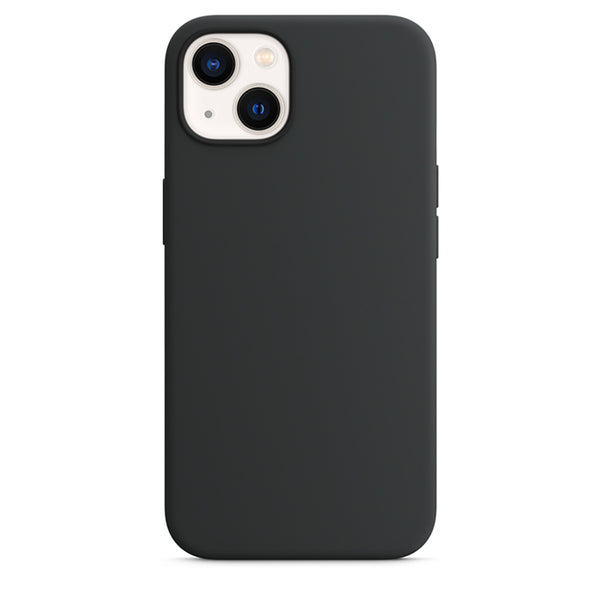 Silikon Case Hülle Mit MagSafe für iPhone 13 - Schwarz