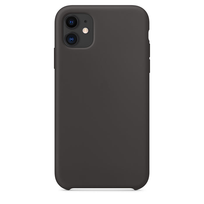 Silikon Case Hülle für iPhone 11 - Schwarz