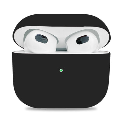 Silikon Case Hülle für Airpods (3rd generation) - Schwarz