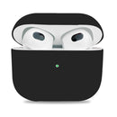Silikon Case Hülle für Airpods (3rd generation) - Schwarz