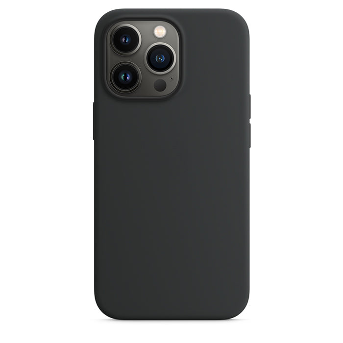 Silikon Case Hülle Mit MagSafe für iPhone 13 Pro - Schwarz