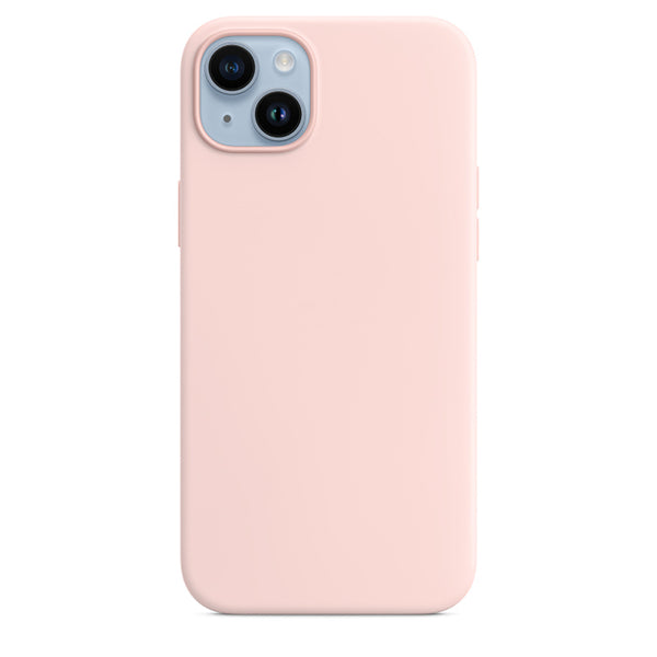 Silikon Case Hülle Mit MagSafe für iPhone 14 Plus - Rosa