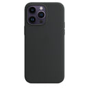 Silikon Case Hülle Mit MagSafe für iPhone 14 Pro Max - Schwarz