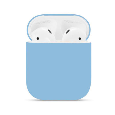 Silikon Case Hülle für Airpods (1st und 2nd generation) - Hell Blau