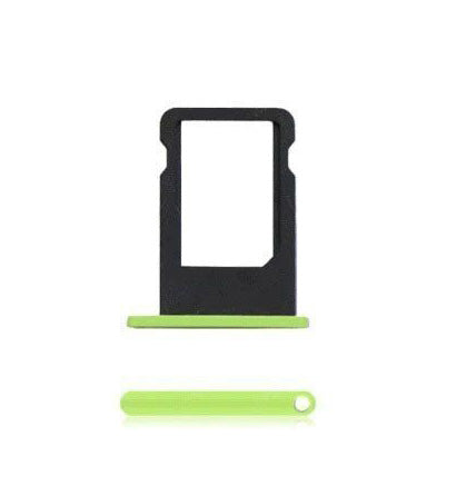 Sim Tray Karten Kompatibel für iPhone 5C (Grün)