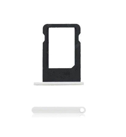 Sim Tray Karten Kompatibel für iPhone 5C (Weiß)