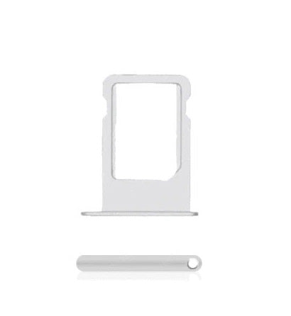 Sim Tray Karten Kompatibel für iPhone 5S / iPhone SE (2016) (Silber)