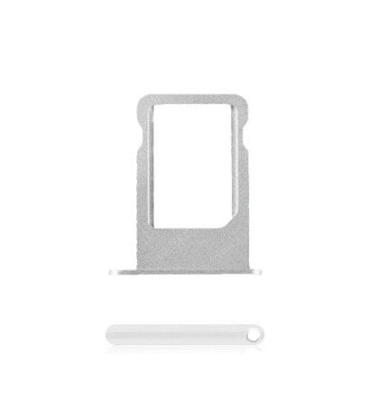 Sim Tray Karten Kompatibel für iPhone 6 (Silber)