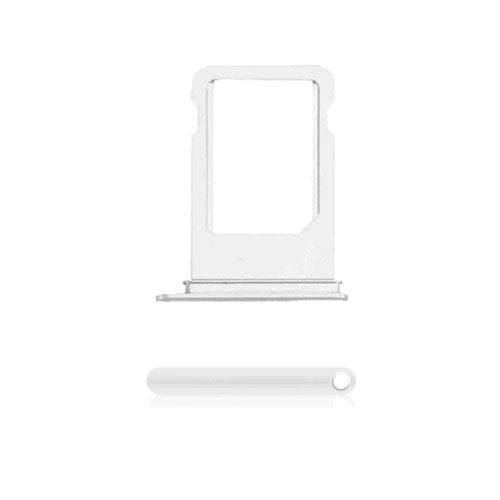 Sim Tray Karten Kompatibel für iPhone 7 (Silber)