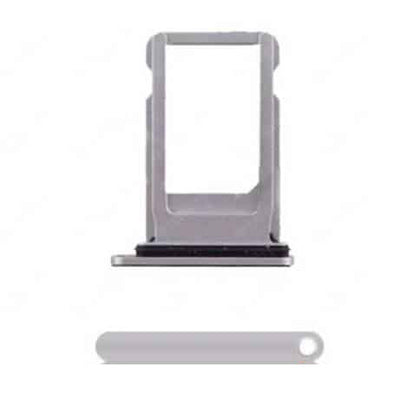 Sim Tray Karten Kompatibel für iPhone 8 / Se (2020/2022) (Silber)