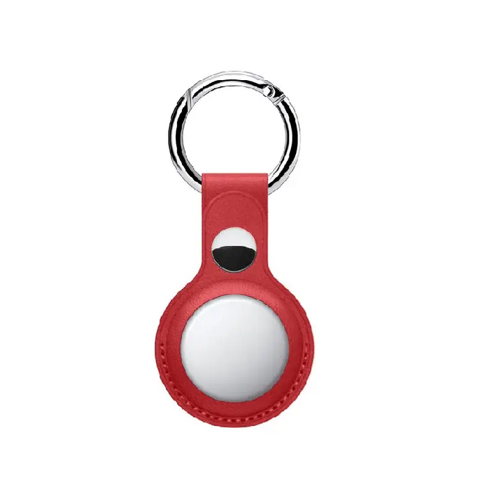 AirTag Leder Case Hülle - Rot
