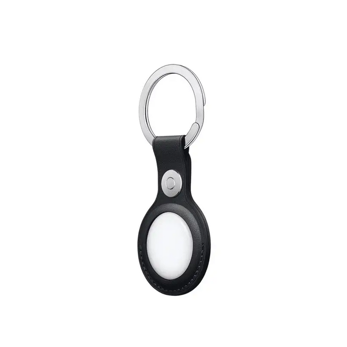 AirTag Leder Case Hülle - Schwarz
