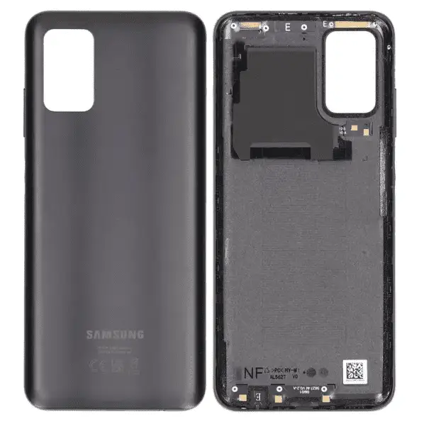 Back Cover für Samsung Galaxy A03s (Schwarz) - Backcover -