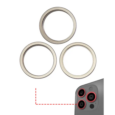 Backkamera / Rückkamera Linse Bezel Ring kompatibel für iPhone iPhone 14 Pro / 14 Pro Max (Gold)