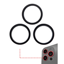 Backkamera / Rückkamera Linse Bezel Ring kompatibel für iPhone iPhone 14 Pro / 14 Pro Max (Weltraum Schwarz)