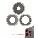 Backkamera / Rückkamera Linse mit Bracket & Bezel kompatibel für iPhone 14 Pro / 14 Pro Max (Gold)