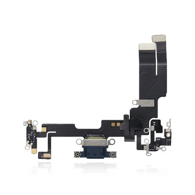 Charging Port Flex Kabel Kompatibel für iPhone 14 (Premium) (Mitternacht)