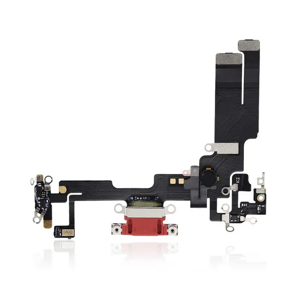 Charging Port Flex Kabel Kompatibel für iPhone 14 (Premium) (Rot)