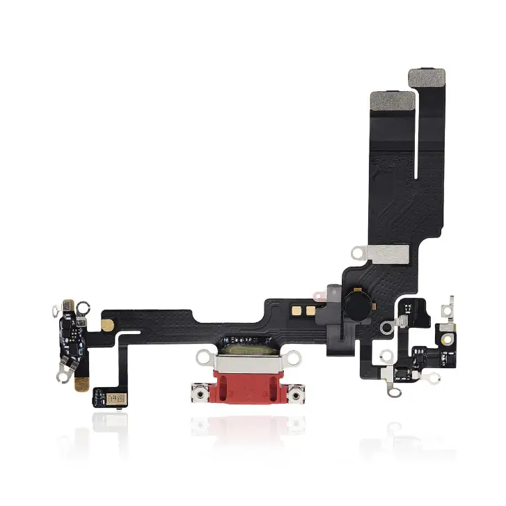 Charging Port Flex Kabel Kompatibel für iPhone 14 (Premium) (Rot)