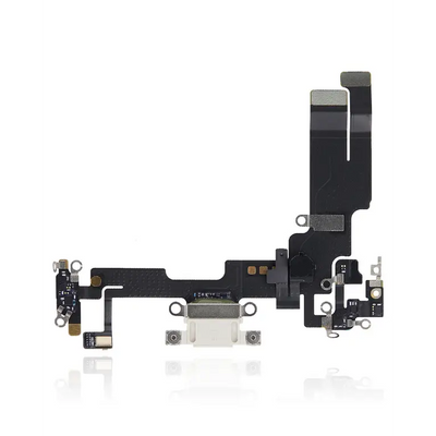 Charging Port Flex Kabel Kompatibel für iPhone 14 (Premium) (Starlight)